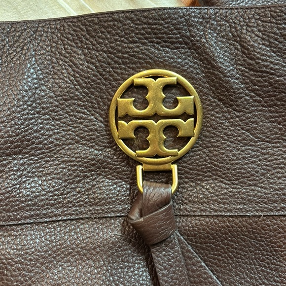 Tory Burch Chelsea Tassel Riding Boots 6 Brown Benton - Picture 4 of 6